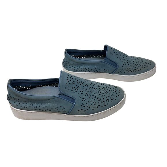 Vionic Splendid‎ Midi Perforated Nubuck Slip On Comfort Walking Sneaker 8.5 Blue - Picture 4 of 7